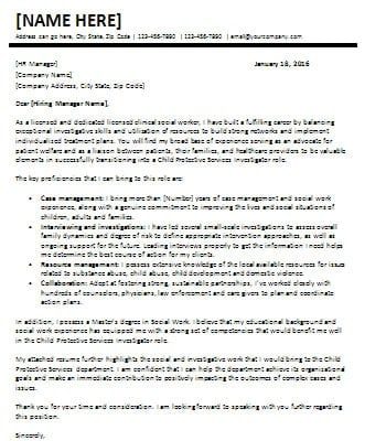 Changing Career Cover Letter - Office Templates Online